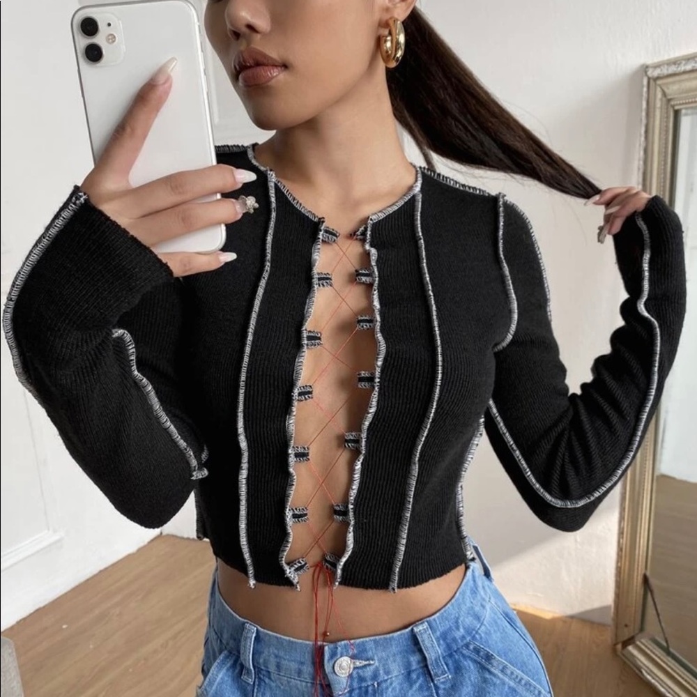 Lace up top